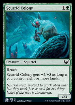 JAPANESE Scurrid Colony [Strixhaven: School of Mages]