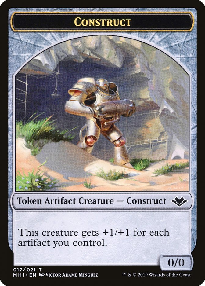 Elemental (008) // Construct (017) Double-sided Token [Modern Horizons Tokens]