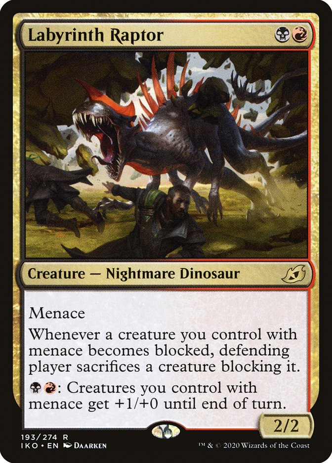 JAPANESE Labyrinth Raptor [Ikoria: Lair of Behemoths]