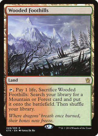 JAPANESE Wooded Foothills [Khans of Tarkir]