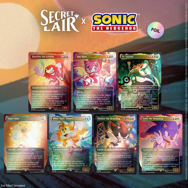 Secret Lair: "Secret Lair x Sonic: Friends & Foes"