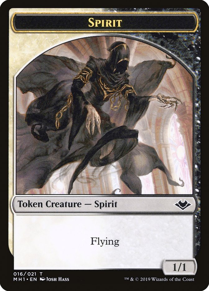 Elephant (012) // Spirit (016) Double-sided Token [Modern Horizons Tokens]