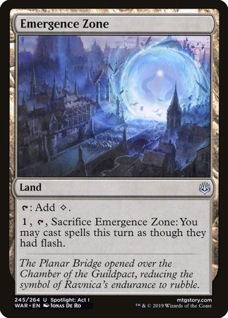 JAPANESE Emergence Zone [War of the Spark]
