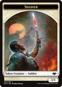 Soldier (004) // Construct (017) Double-sided Token [Modern Horizons Tokens]
