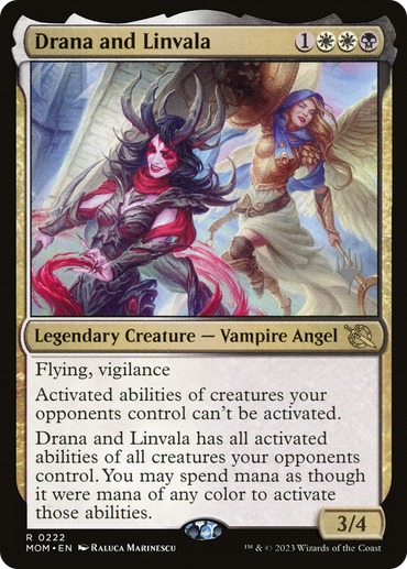 Drana and Linvala (Promo Pack) [March of the Machine Promos]