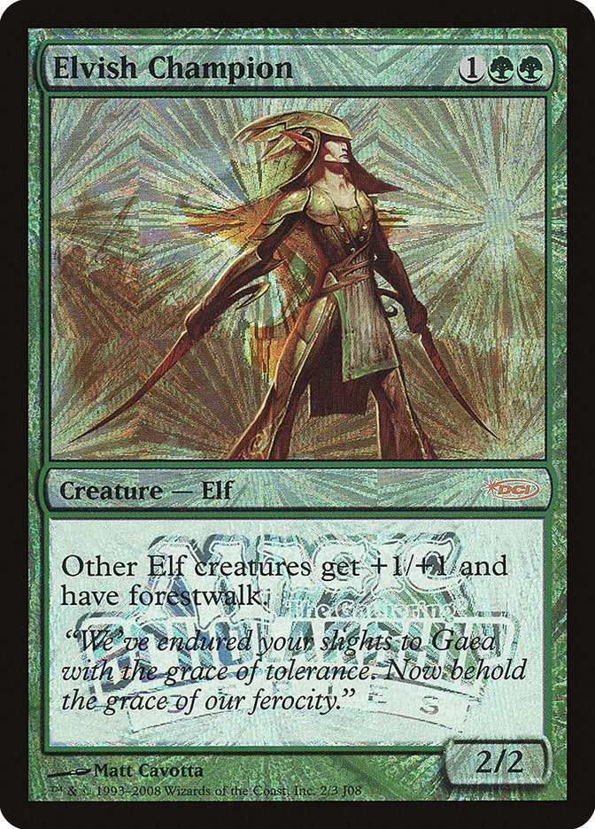 Elvish Champion (Scholarship Series) [Junior Series Promos]