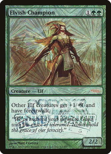 Elvish Champion (Scholarship Series) [Junior Series Promos]