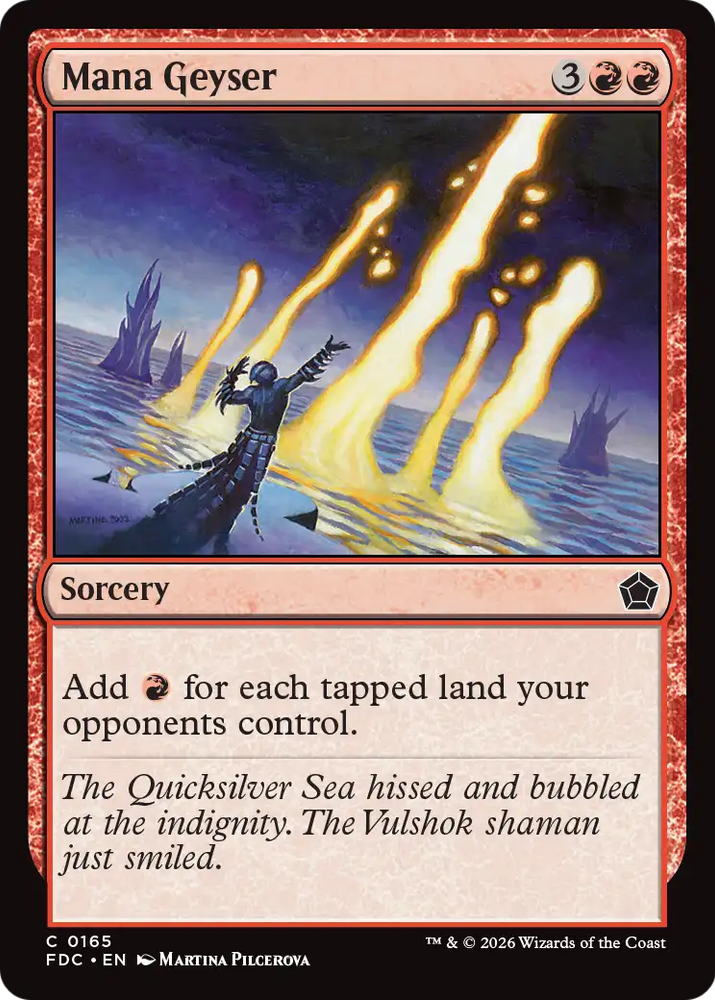 Mana Geyser [Foundations Commander]