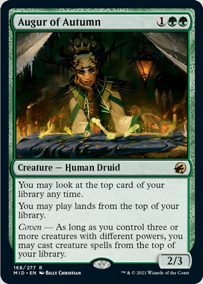 JAPANESE Augur of Autumn [Innistrad: Midnight Hunt]