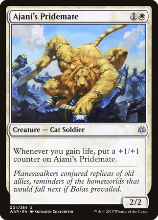 JAPANESE Ajani's Pridemate [War of the Spark]