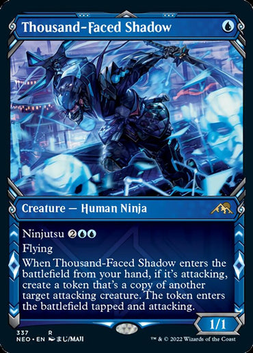 JAPANESE Thousand-Faced Shadow (Showcase Ninja) [Kamigawa: Neon Dynasty]