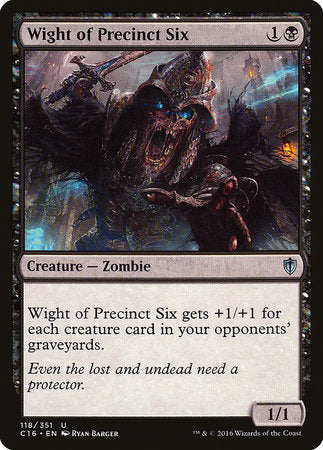 JAPANESE Wight of Precinct Six [Commander 2016]