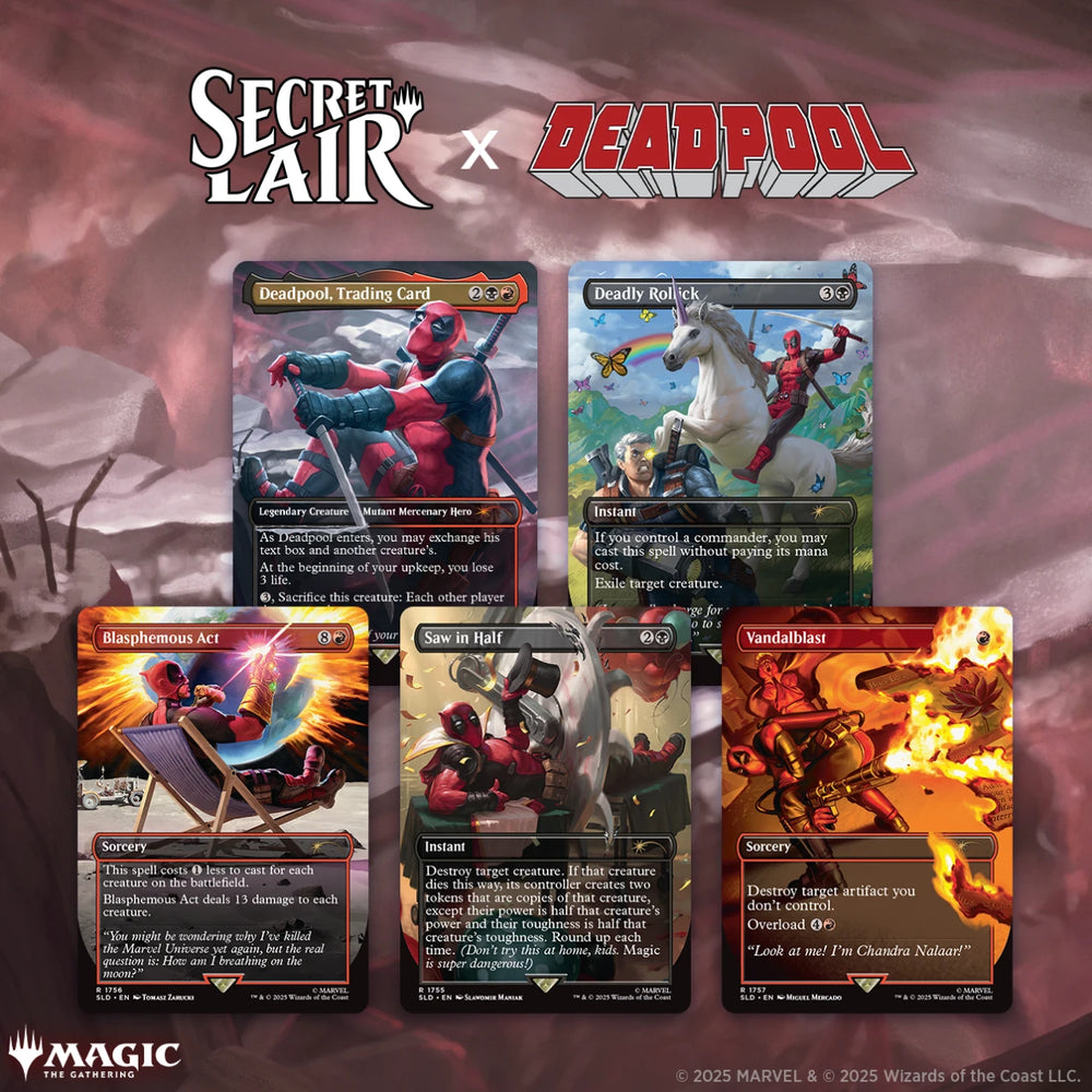 Secret Lair: "Secret Lair x Marvel's Deadpool"