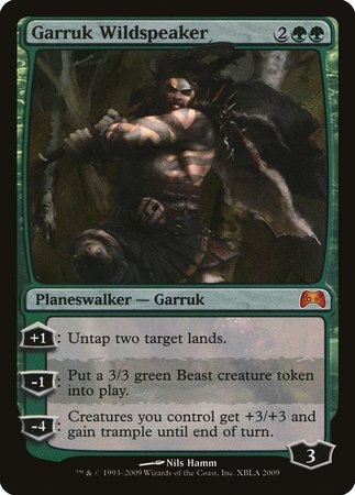 ITALIAN Garruk Wildspeaker [Duels of the Planeswalkers Promos 2009]