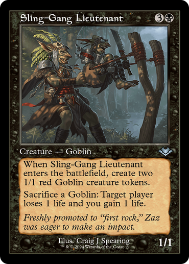 Sling-Gang Lieutenant (Retro) [Modern Horizons 3]