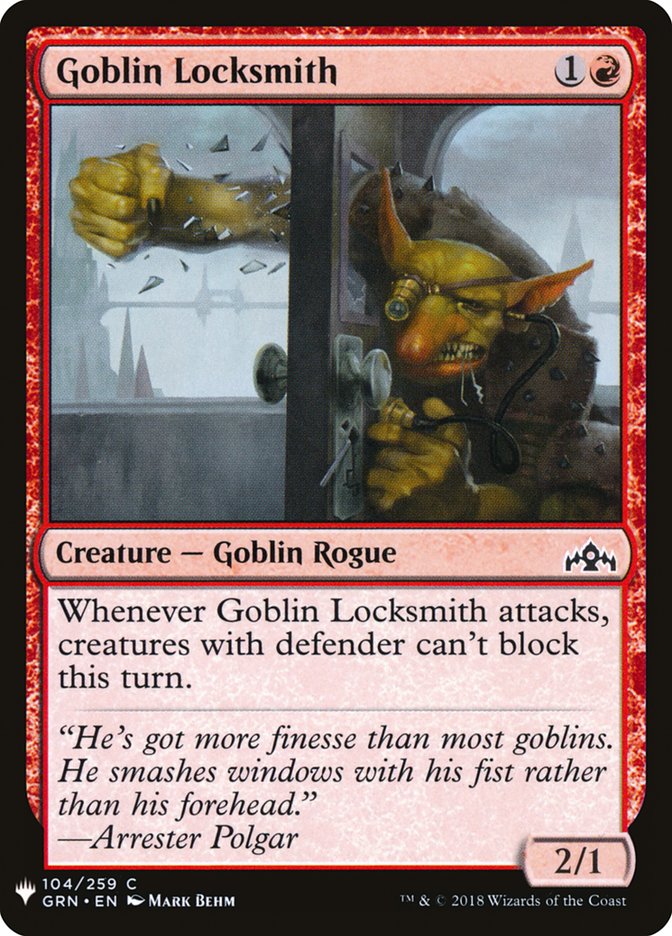Goblin Locksmith [Mystery Booster]