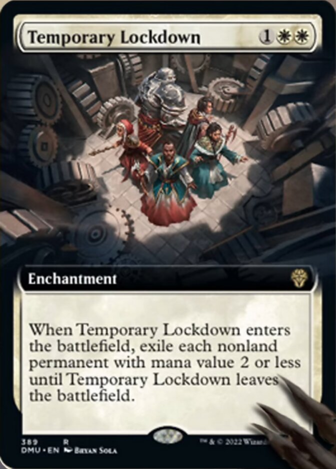 JAPANESE Temporary Lockdown (Extended Art) [Dominaria United]