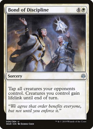 JAPANESE Bond of Discipline [War of the Spark]