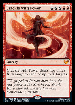 JAPANESE Crackle with Power [Strixhaven: School of Mages]