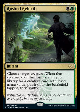 JAPANESE Rushed Rebirth [Strixhaven: School of Mages]