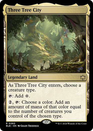 JAPANESE Three Tree City [Bloomburrow]