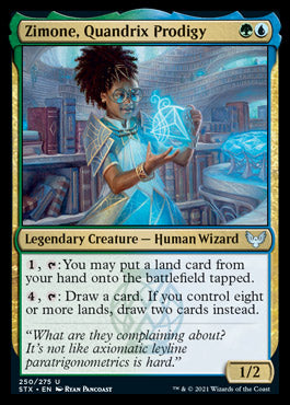 JAPANESE Zimone, Quandrix Prodigy [Strixhaven: School of Mages]