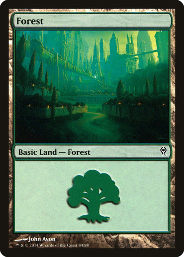 Forest (84) [Duel Decks: Jace vs. Vraska]