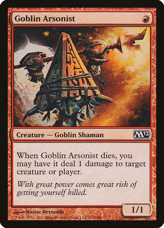 ITALIAN Goblin Arsonist [Magic 2012]