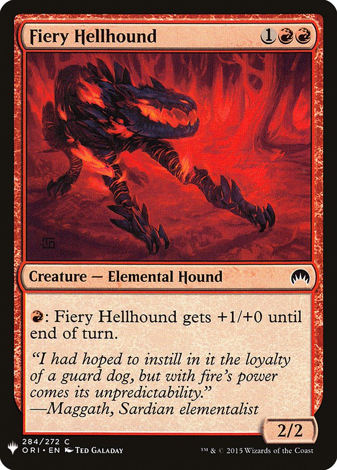 Fiery Hellhound [Mystery Booster]