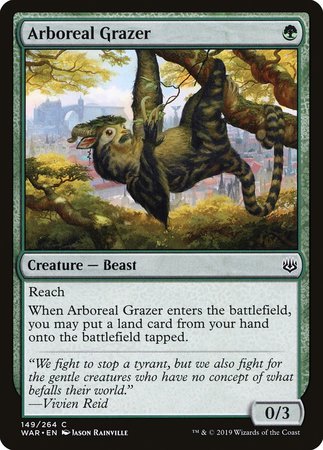 JAPANESE Arboreal Grazer [War of the Spark]