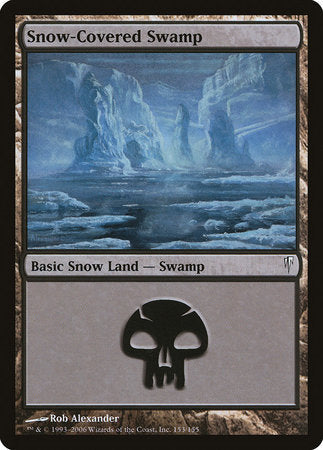 FRENCH Snow-Covered Swamp [Coldsnap]