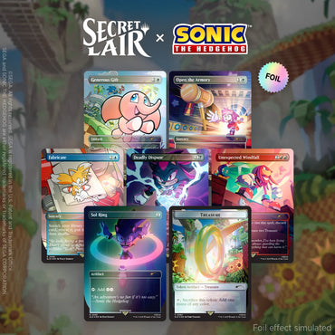 Secret Lair: "Secret Lair x Sonic: Chasing Adventure"