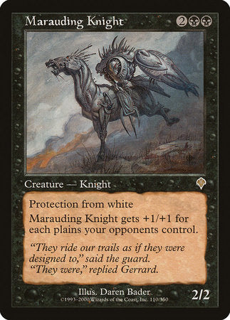 FRENCH Marauding Knight [Invasion]