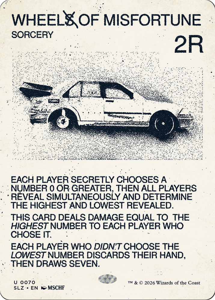 Wheel of Misfortune (070) [Secret Lair x MSCHF: The Zeta Set]