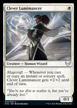 JAPANESE Clever Lumimancer [Strixhaven: School of Mages]