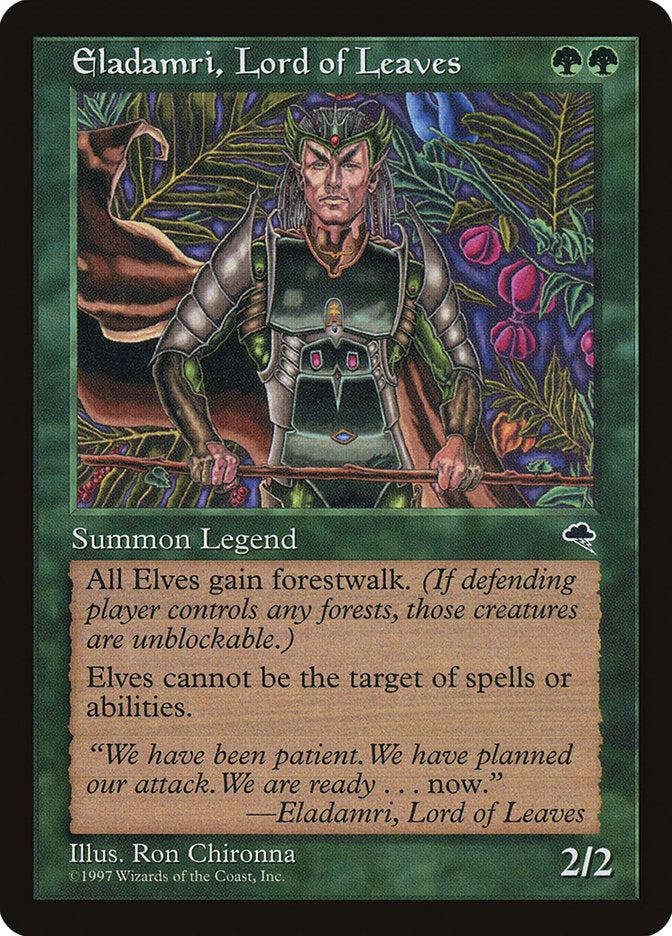 JAPANESE Eladamri, Lord of Leaves [Tempest]