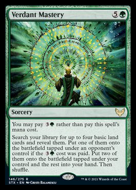 JAPANESE Verdant Mastery [Strixhaven: School of Mages]