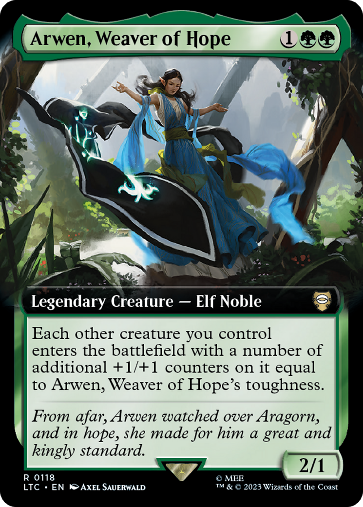 Arwen, Weaver of Hope (Extended Art) [The Lord of the Rings: Tales of Middle-Earth Commander]