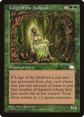 PORTUGUESE Liege of the Hollows [Weatherlight]