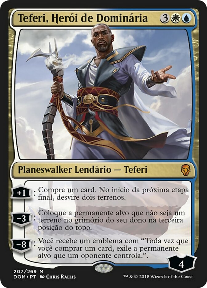 PORTUGUESE Teferi, Hero of Dominaria [Dominaria]