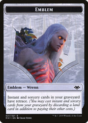 Shapeshifter (001) // Emblem - Wrenn and Six (021) Double-sided Token [Modern Horizons Tokens]