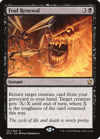JAPANESE Foul Renewal [Dragons of Tarkir]