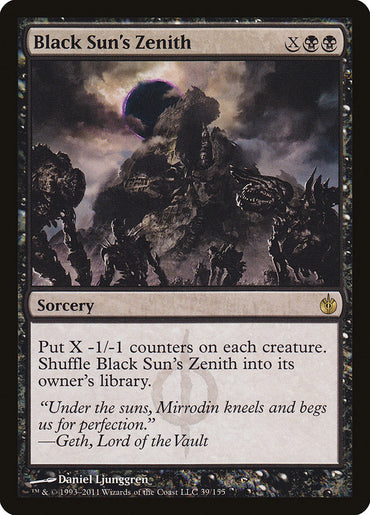 S-CHINESE Black Sun's Zenith [Mirrodin Besieged]