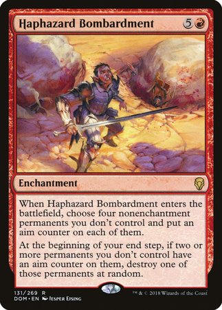 JAPANESE Haphazard Bombardment [Dominaria]