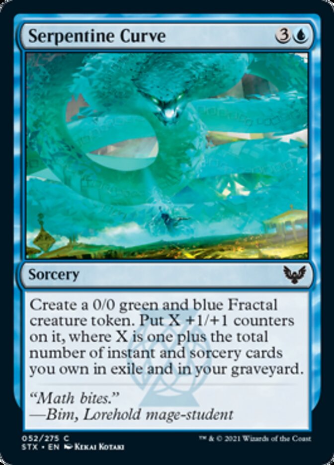 JAPANESE Serpentine Curve [Strixhaven: School of Mages]