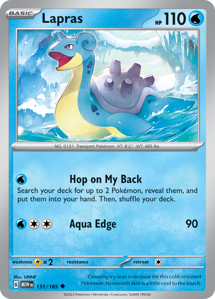 Lapras (131/165) [Scarlet & Violet: 151]