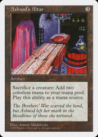 GERMAN Ashnod's Altar [Fifth Edition]
