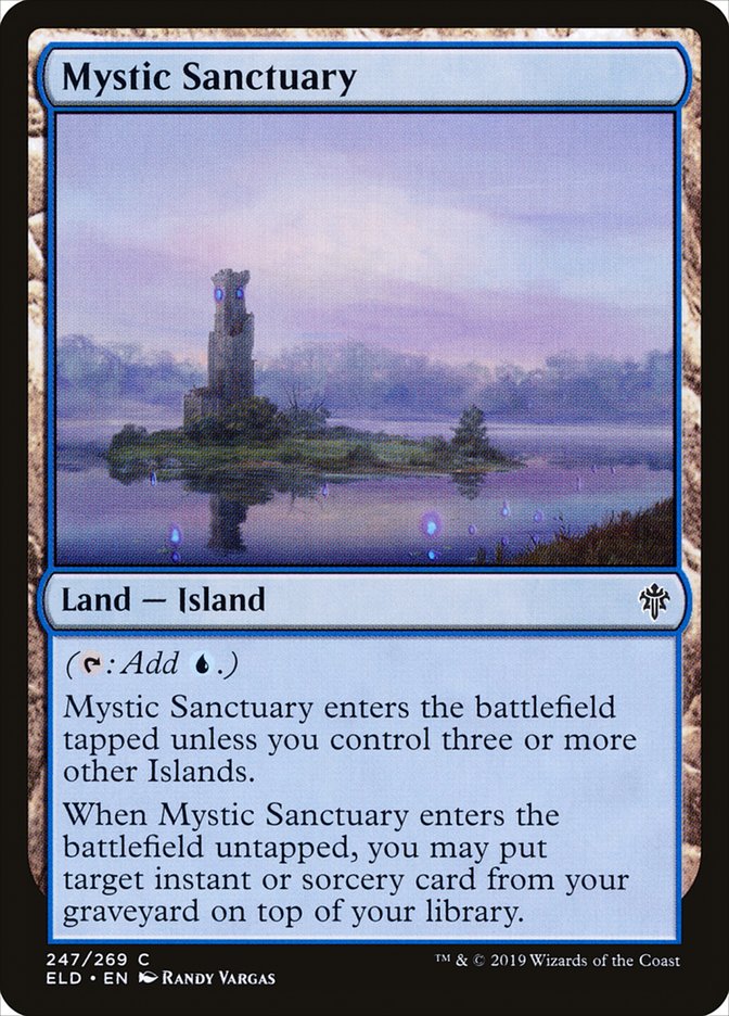 PORTUGUESE Mystic Sanctuary [Throne of Eldraine]