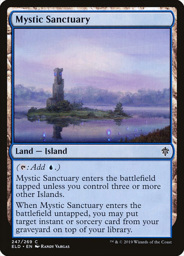 PORTUGUESE Mystic Sanctuary [Throne of Eldraine]