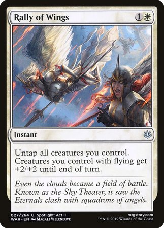 JAPANESE Rally of Wings [War of the Spark]